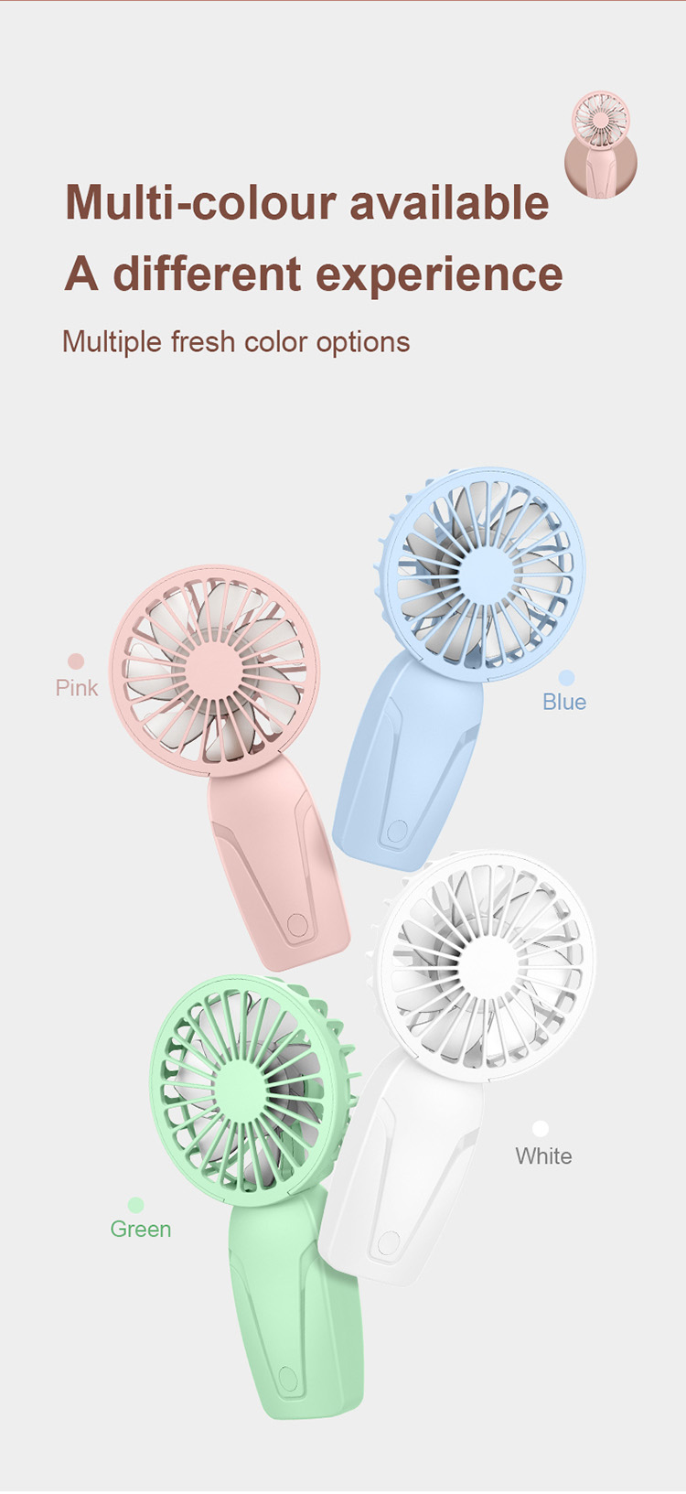 Small Pocket Fan, Small Fan K6, Pocket Fan K6, Rechargeable Fans, Mini Fan K6, K6 Portable Fan